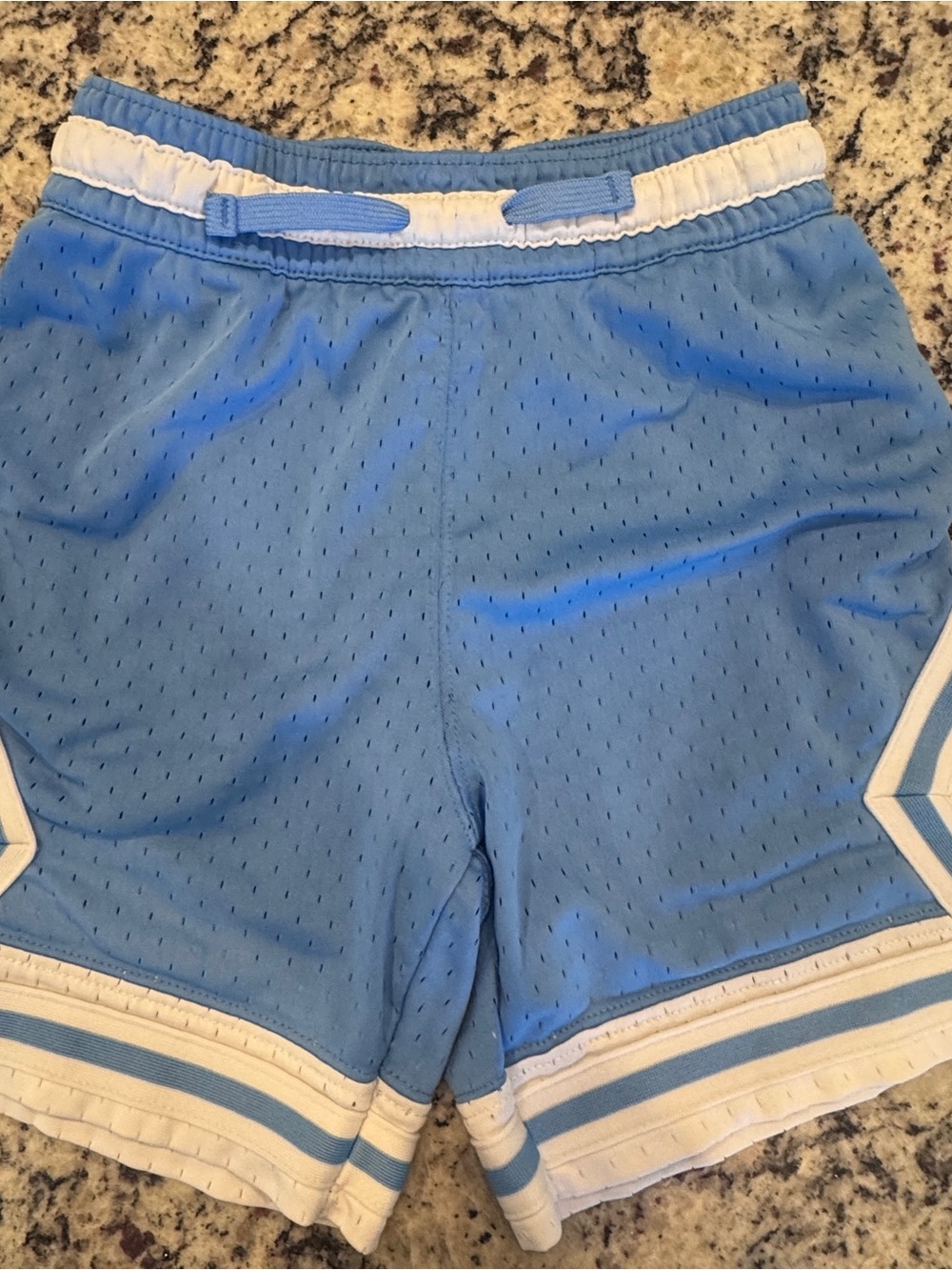 Jordan Air Diamond Kids Carolina Blue Athletic Shorts